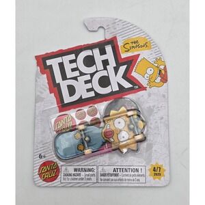 NEW - Tech Deck x Santa Cruz The Simpsons Maggie Simpson Shaped Fingerboard 4/7